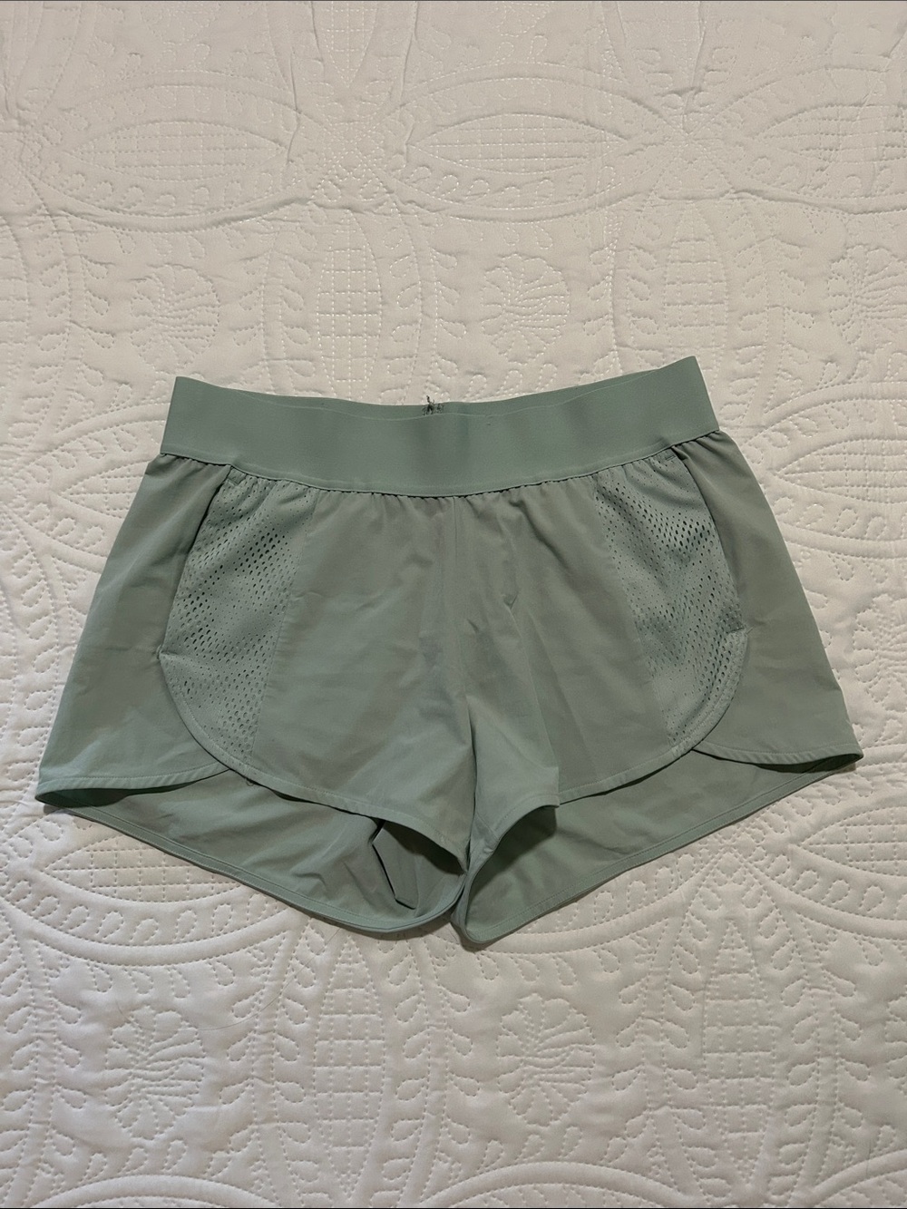 adidas Women's Light Aqua Athletic Shorts Sz: M